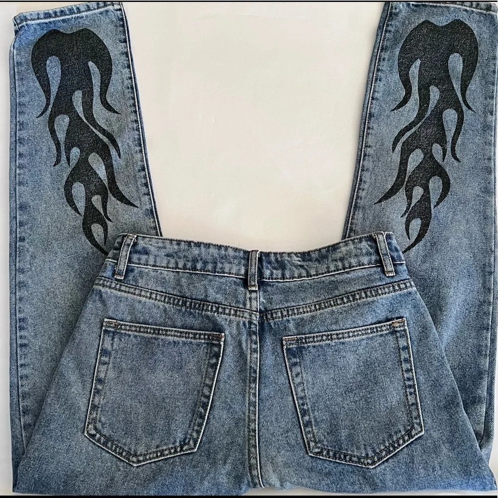 Adika High Rise Flame Jeans size M / 28” - Picture 3 of 12